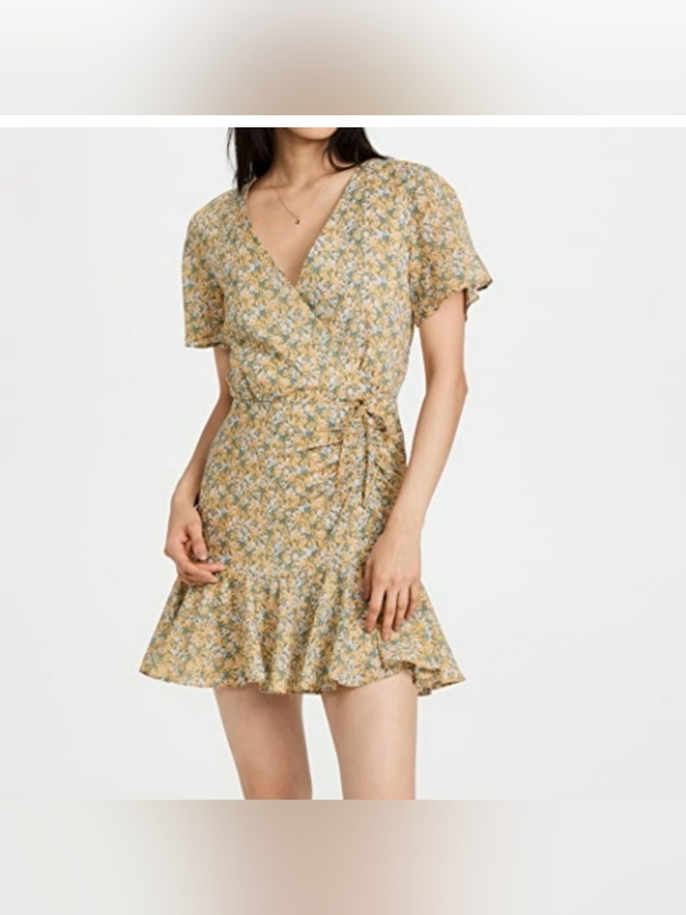 BB Dakota Steve Madden Big Flirt Mini Dress Floral Large